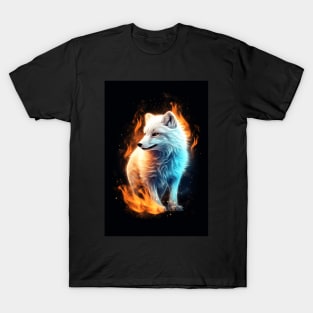 Fiery Arctic Fox T-Shirt